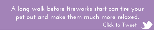 Fireworks - Walk your pets