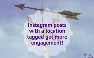 Instagram posts with a location tagged get more engagement!,, Wind vane