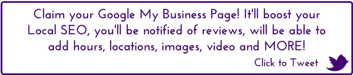 Click to Tweet re Why to claim Google My Business Page
