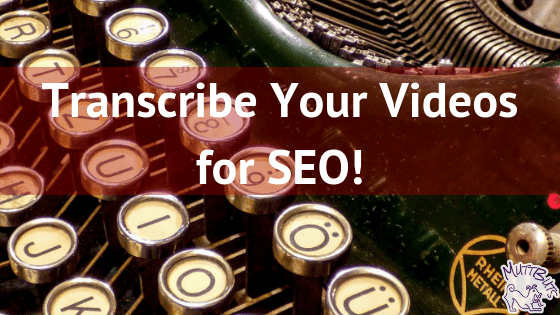 Old Typewriter - Transcribe Your Videos for SEO!